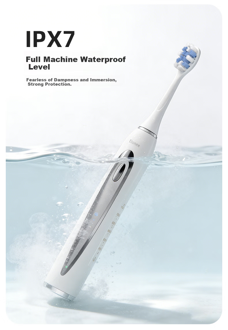 Ebonee Smart Sterilizing Electric Toothbrush Adult Sonic Vibration Drying Disinfection Soft Bristle Couple's Toothbrush Men's and Women's Birthday Gift P9 Blue Gift Box 16