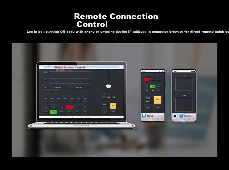 JiaShi Video Director Console R3PRO-U 4K Switcher 4-Channel Vertical Screen HDMI/SDI Streaming All-in-One Live Control Portable 8