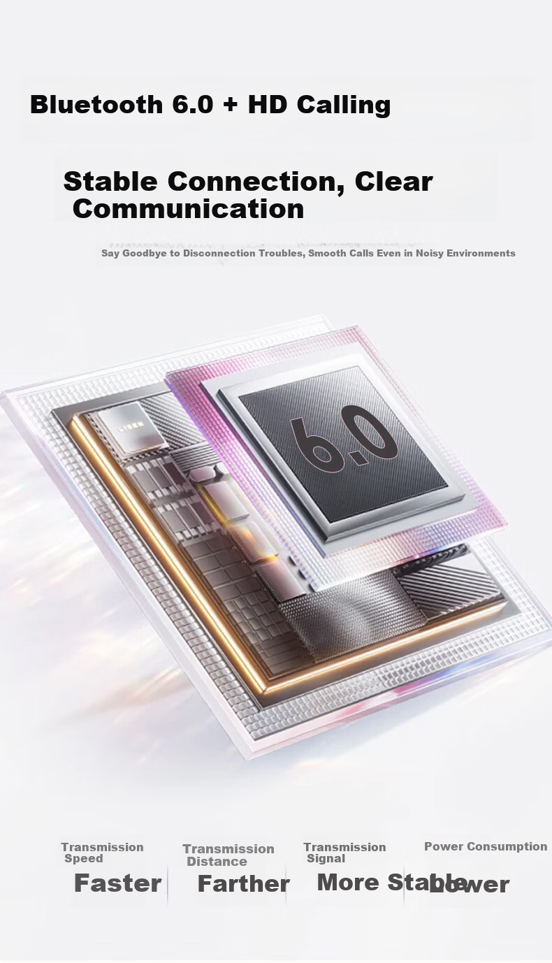 Aigo Bluetooth Ear Clip Open-Ear True Wireless Bluetooth 6.0 Children's Bone Conduction Concept Sports Running Earphones Purple 5