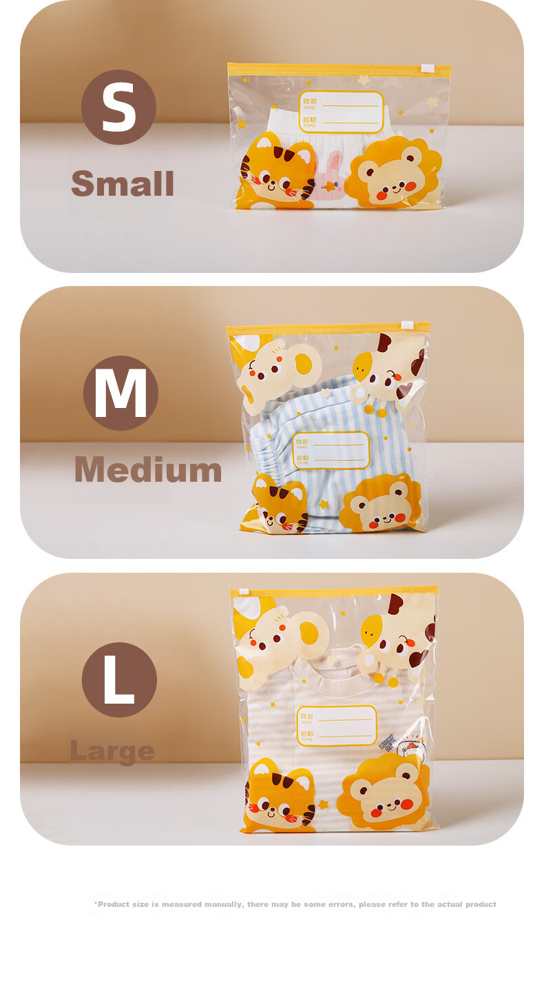 Kelorlock Travel Storage Bag Kindergarten Baby Clothes Sealed Packing Bag Essential for Children Starting School 10