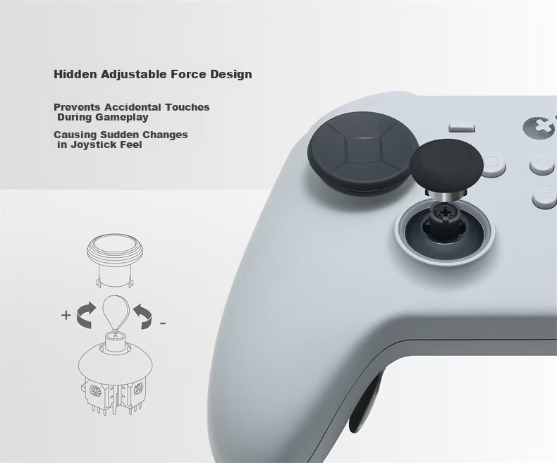 GuliKit TT Max Wireless Gaming Controller for Switch 2 Bluetooth One-Key Wake Adjustable Force Symmetric TMR Joystick PS5 Android Xbox PC Steam 4