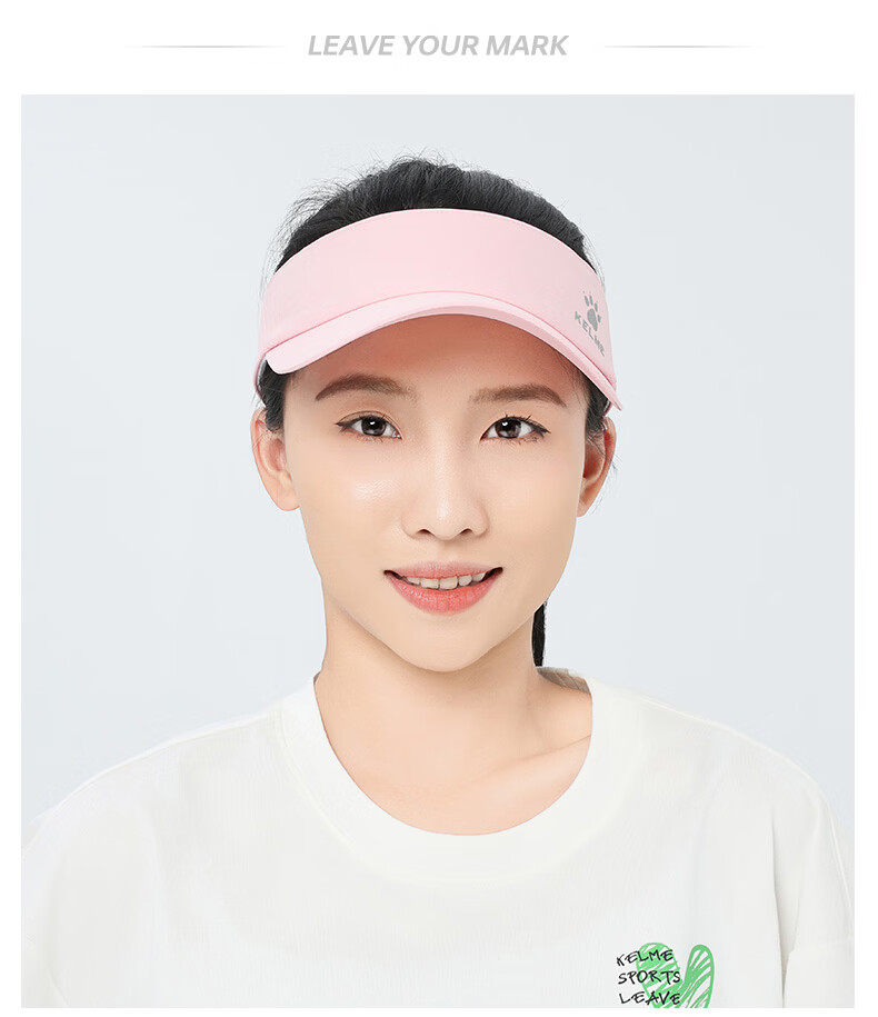 KELME Summer Outdoor Breathable Sweat-Absorbing Sunshade Marathon Running Cap 11