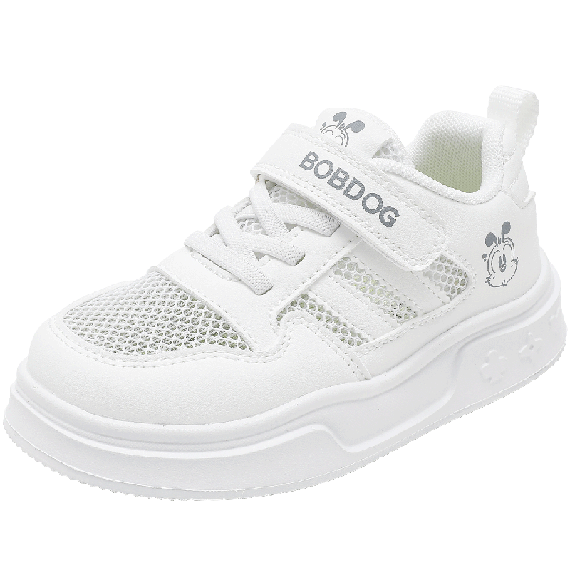 BOBDOG Kids Summer Casual Mesh Boys' School White Sneakers 103562005 White Size 36