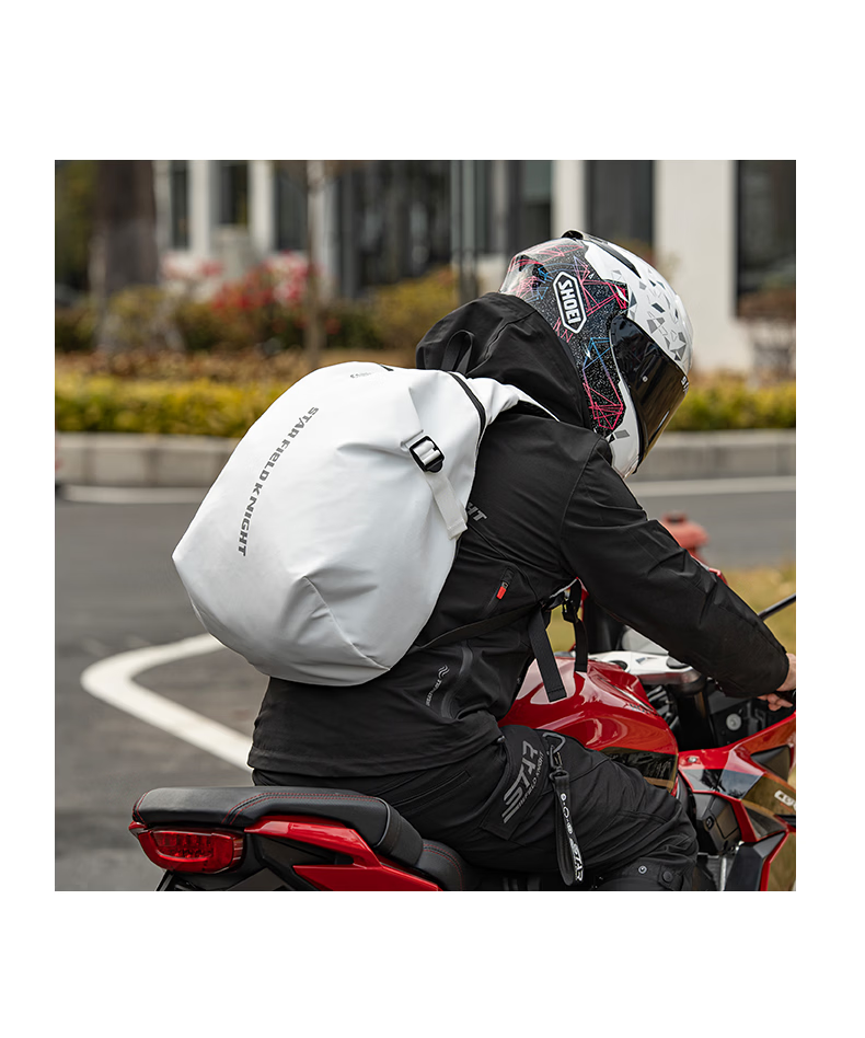 STAR FIELD KNIGHT Motorcycle Riding Helmet Bag Backpack Multifunctional Large Capacity Water-Resistant Travel Full-Face Helmet Shoulder Bag Knight Gear 22