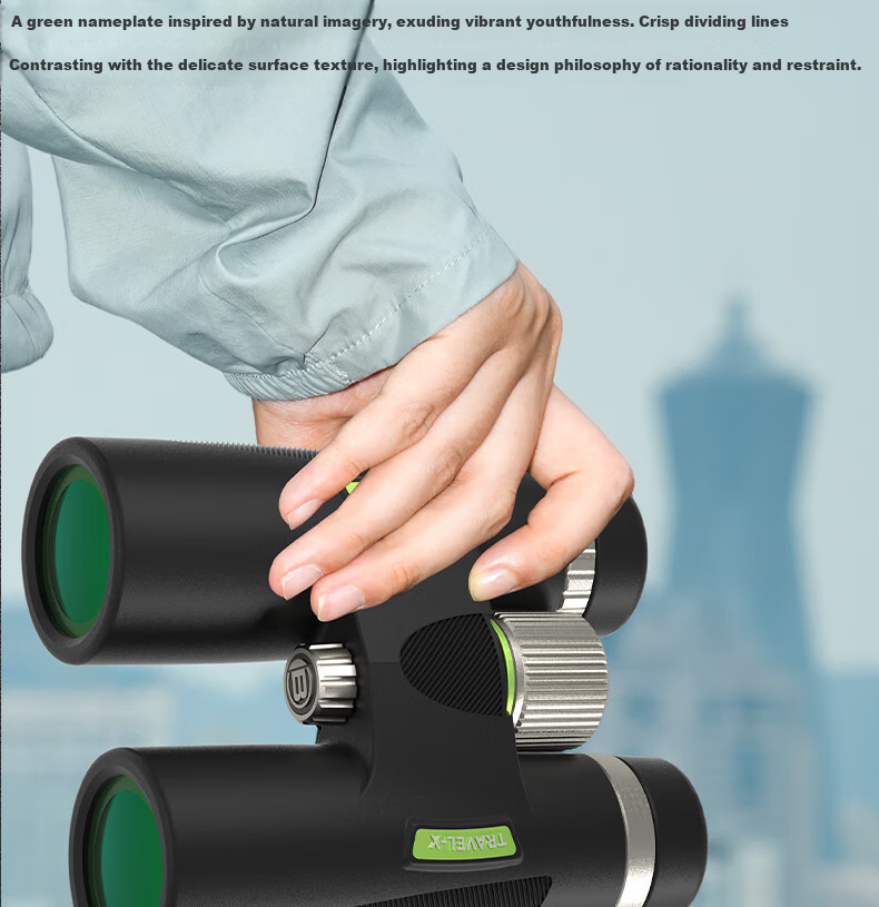 Bresser German Boshide New Voyager 10x42 High Definition High Power Low Light Night Vision Concert Portable Travel Smartphone Compatible Binoculars 7
