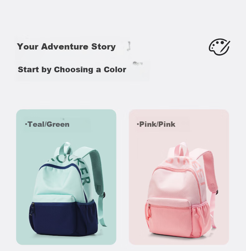 Qingqizhe School Backpack for Girls Grades 3-6 Children's Outdoor Large Capacity Casual Boys Shoulder Bag Model 4351 Blue 6