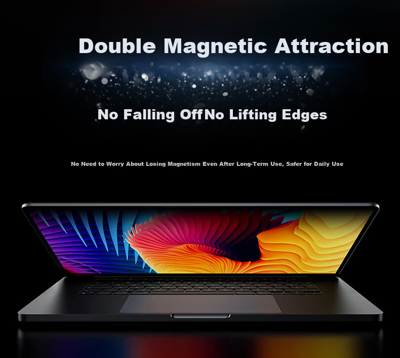 Mryc Magnetic Privacy Screen Protector for MacBook Pro/Air 13.3-inch Laptop Anti-Spy Film Scratch-Resistant Privacy Filter 6