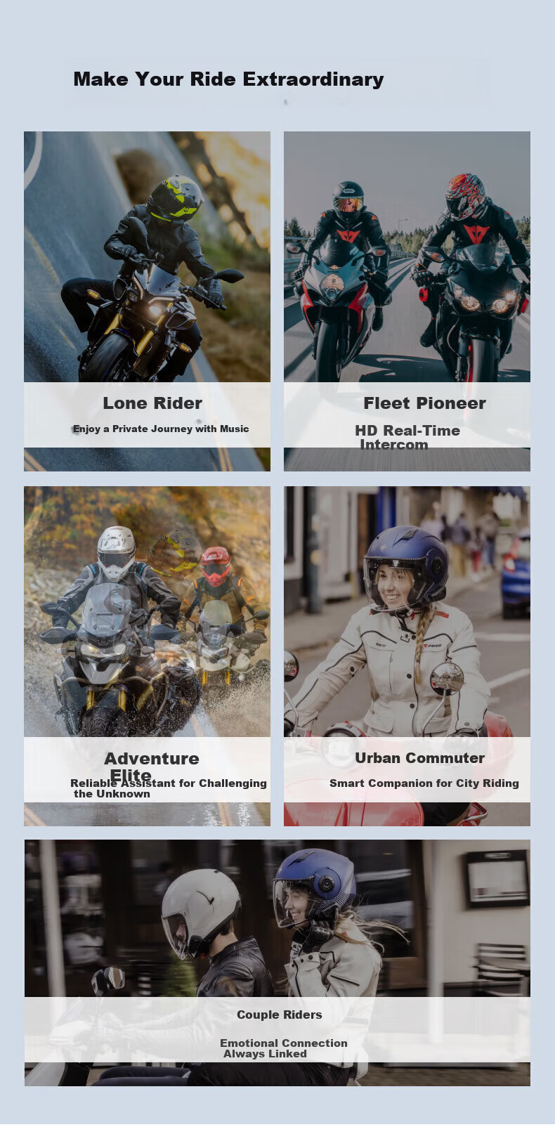 CARDO Motorcycle Helmet Bluetooth Headset Noise-Cancelling Waterproof Full and Half Helmet SPIRITSINGLE Original Box 3