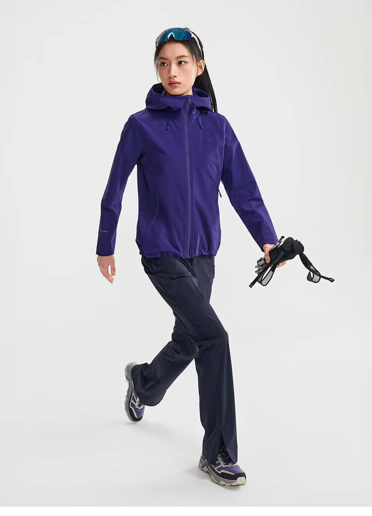 Pelliot [Wind Shield P26] Outdoor Softshell Jacket Unisex Spring CORDURA Abrasion-Resistant Hiking Coat 116106036 30