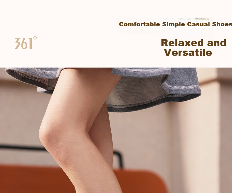 361° Women's Sports Shoes Spring Summer New Tofu Shoes Thick Sole Comfortable Commuting Casual Dad Sneakers 682616702-2 4