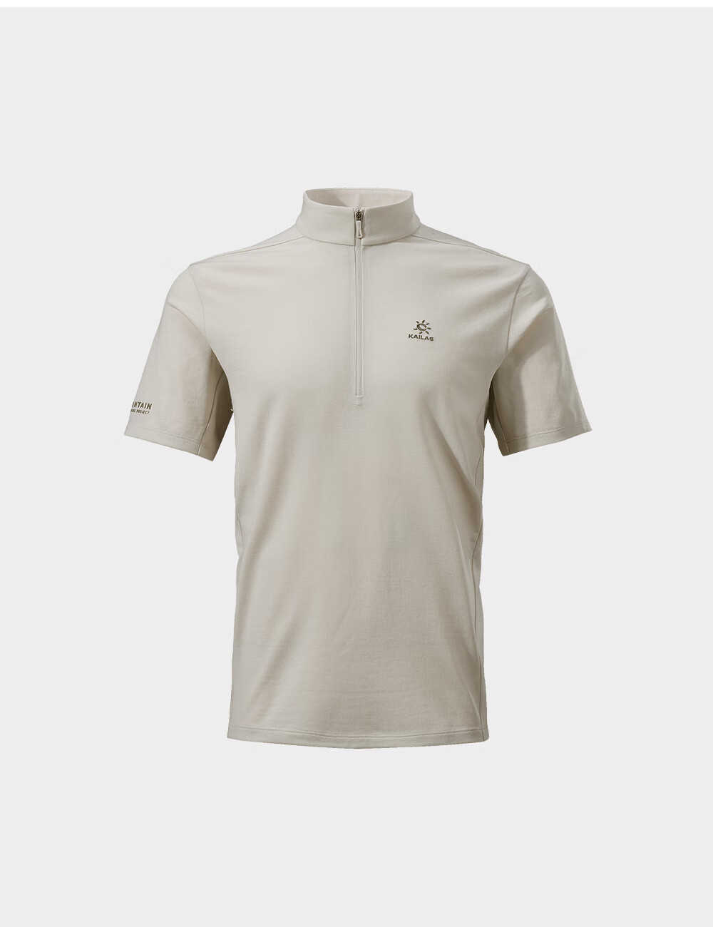 KAILAS XM2 Women's Wool Half-Zip Short Sleeve T-Shirt Spring Summer Outdoor Hiking Breathable Lightweight Short Sleeve 7