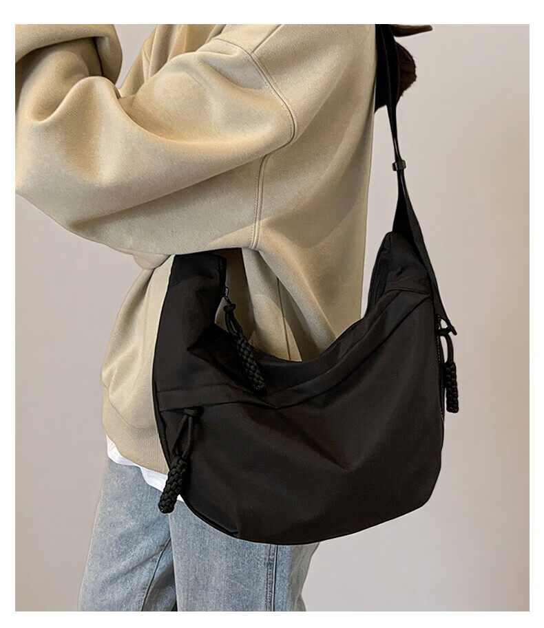 LOHAS Travel Crossbody Bag Women's Dumpling Shoulder Bag Large Capacity Casual Lightweight Commuter Tote Bag for Women 1
