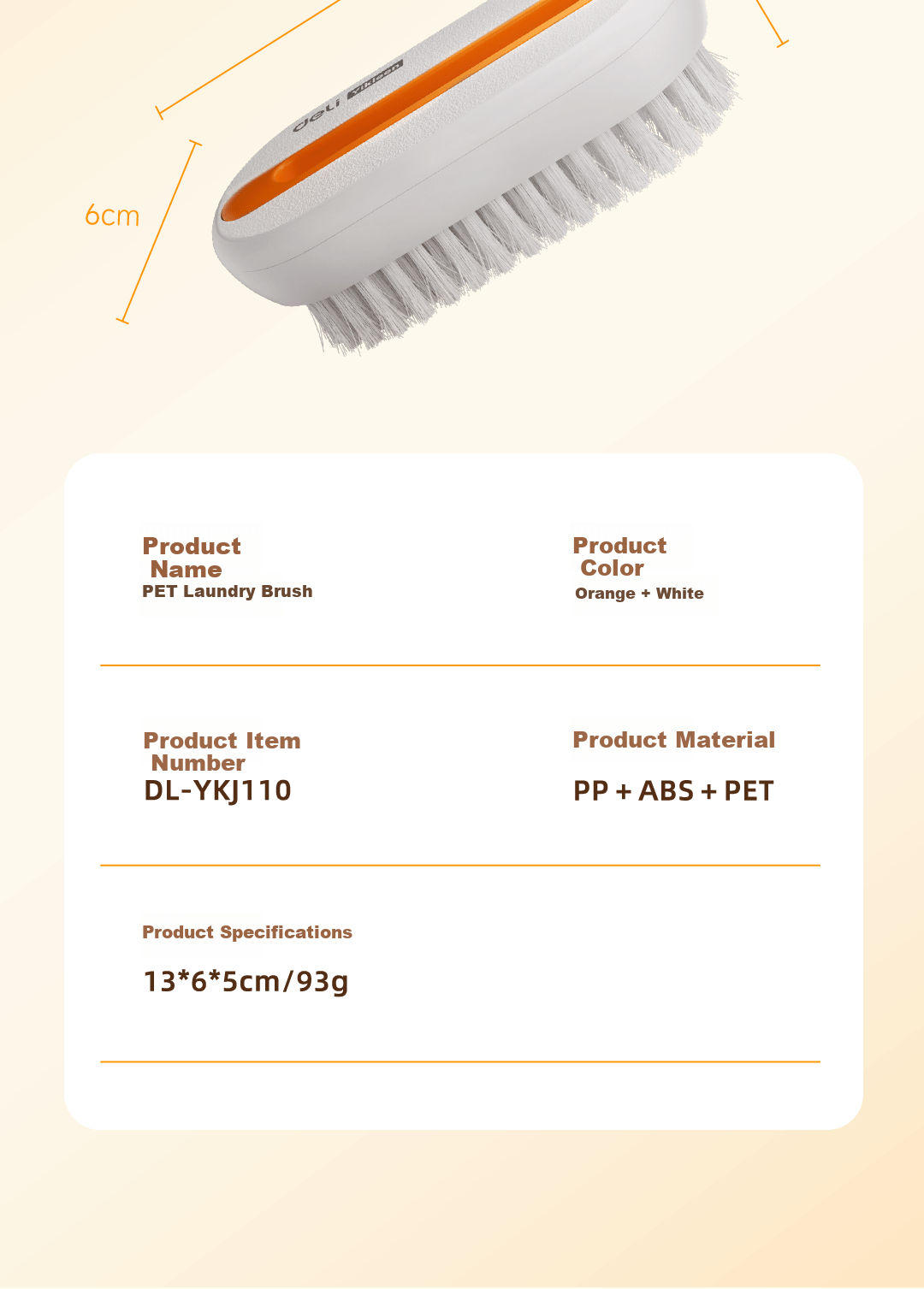 Deli Multifunctional Bed Brush Soft Bristle Sofa Brush Bedroom Household Carpet Cleaning Broom Dust Removal Brush 8