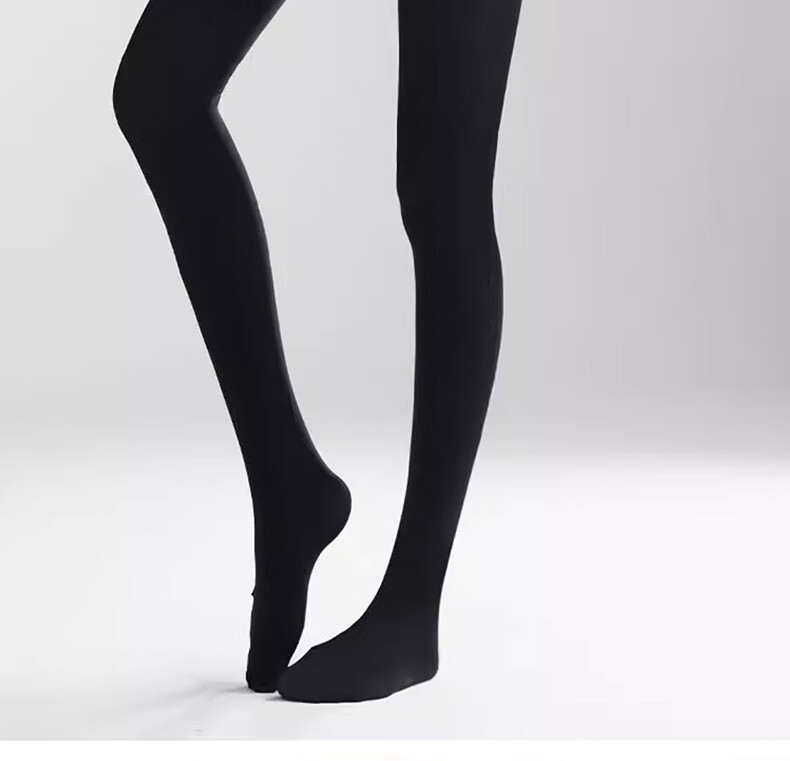 Avandi 2-Pack Women's Thick Black Leggings with Mugwort Antibacterial, Spring and Autumn, Non-Sagging, Slim Fit, Outerwear Tights 23