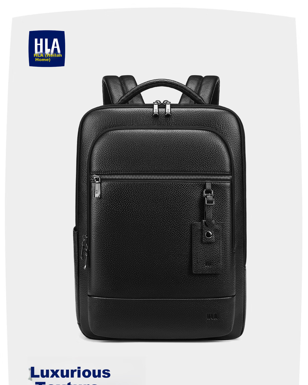 HLA Men's Large Capacity Laptop Backpack Business Casual Travel Commuter Lightweight Backpack 1