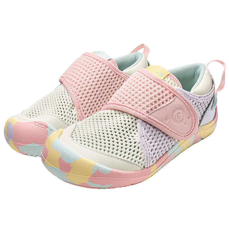 Ginoble 2026 Summer Toddler Kindergarten Shoes Super Protective Walking Shoes GY1888 Cotton White_Potato Purple_Rose Pink