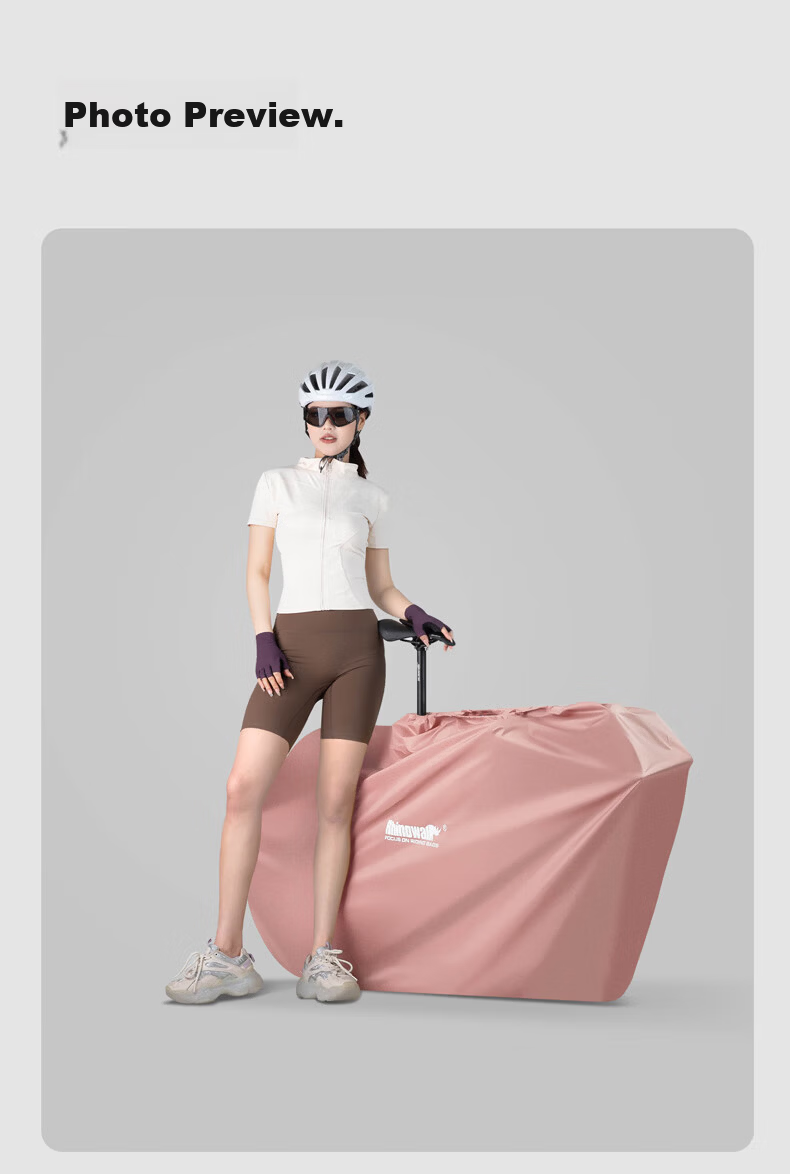 Rhinowalk Rhino Bicycle Loading Bag Road Mountain Bike Packing Storage Waterproof Metro High-Speed Train Shipping Bag 10