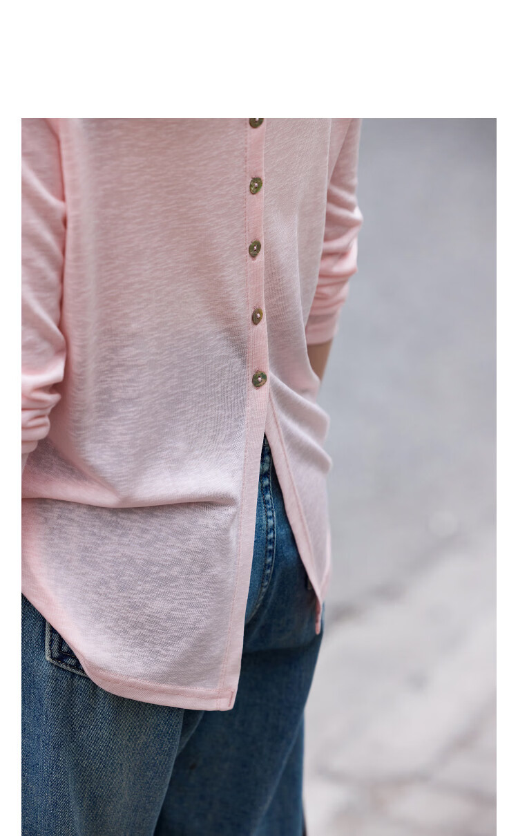 Demana Breathable Tencel Spring Elegant Round Neck Tie Back Slimming Conceal T-Shirt for Women Premium Feel 14