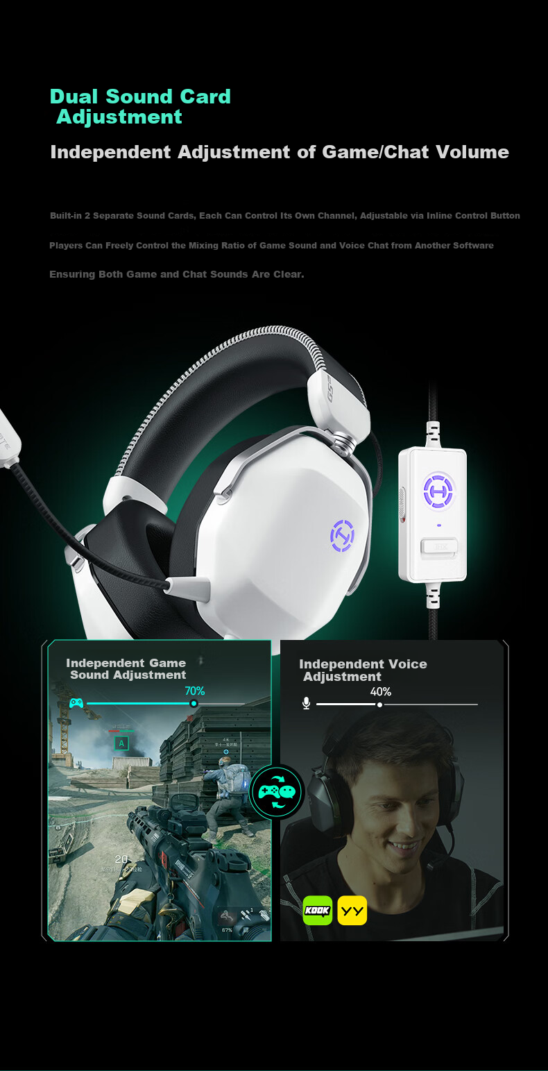 EDIFIER HECATE G5 MAX Sound Card Edition THX High-Resolution Wired Over-Ear Gaming Headset for PC Delta-Tuned FPS Chicken Dinner Microphone Pink 16
