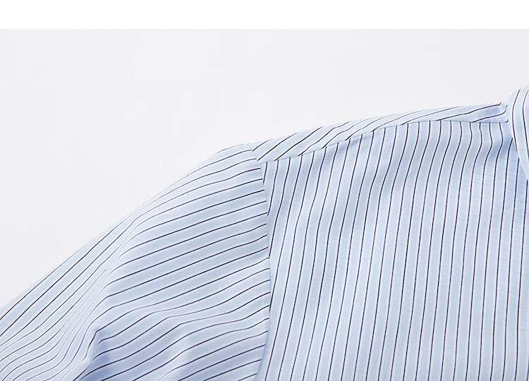 Demana Fresh Cloud Cotton Summer Urban Commuter Striped Short Sleeve Asymmetric Button Slim Fit Shirt for Women Premium Feel 13