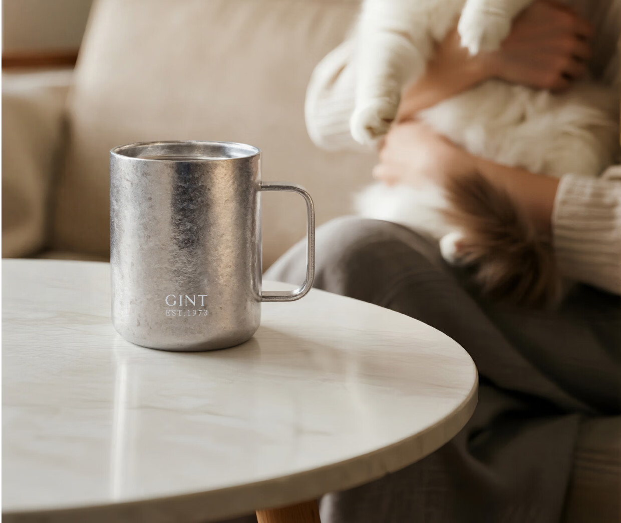 GiNT Pure Titanium Insulated Mug High-Value 2026 New Hand Brew Coffee Cup Office Water Cup with Lid 4