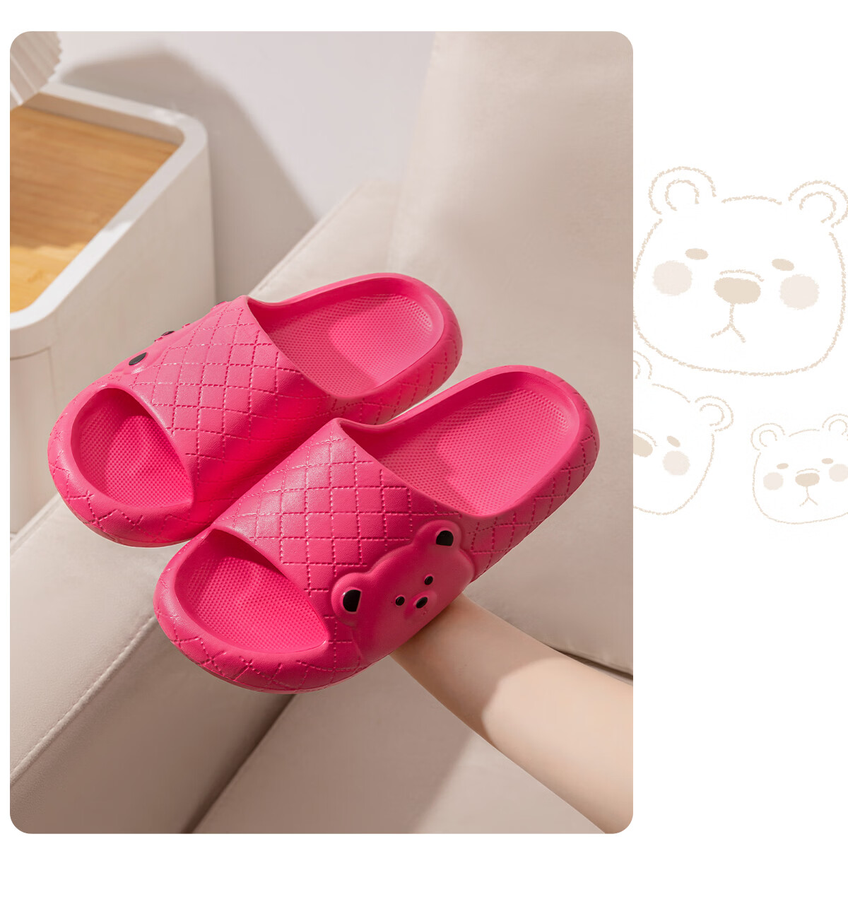 Lidani Men's Indoor Bathroom EVA Slippers Couple Wedding Home Cute Slippers for Men and Women 15