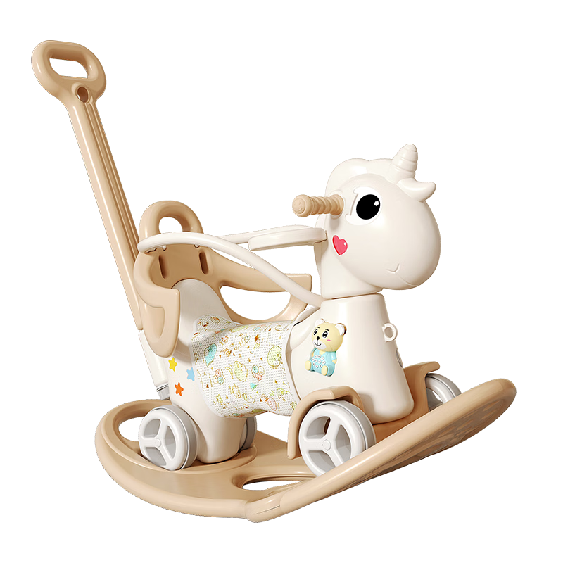 Youbeichen, Multifunctional Children's Toy, Horse Riding And Wooden Horse, for Ages 1-3, Baby And Toddler, Boys And Girls, Birthday Gift