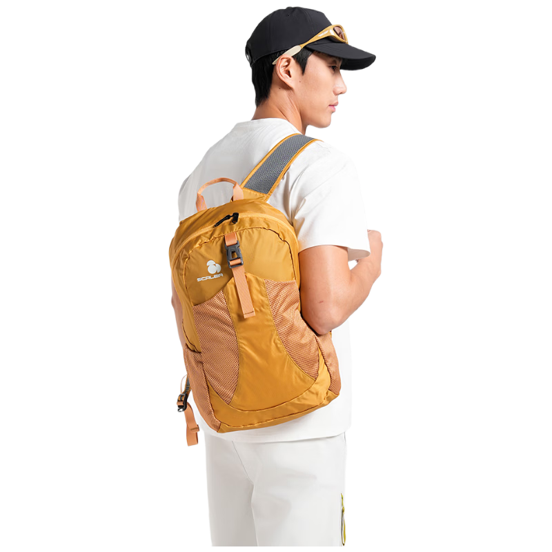 SCALER Rainbow Candy Outdoor Backpack Men Lightweight Foldable Hiking Mountaineering Double Shoulder Bag School Travel Bag Women