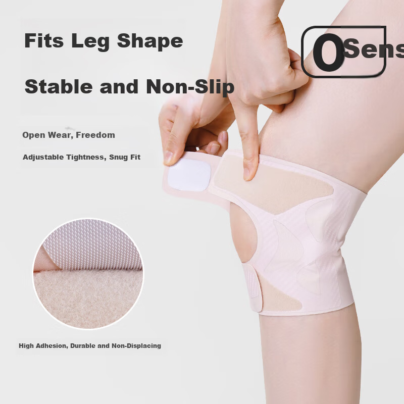 NAILEKESI N Sports Knee Brace for Meniscus Injury, Synovitis, Ligament Strain Support, Lightweight Skin-Friendly, Size M