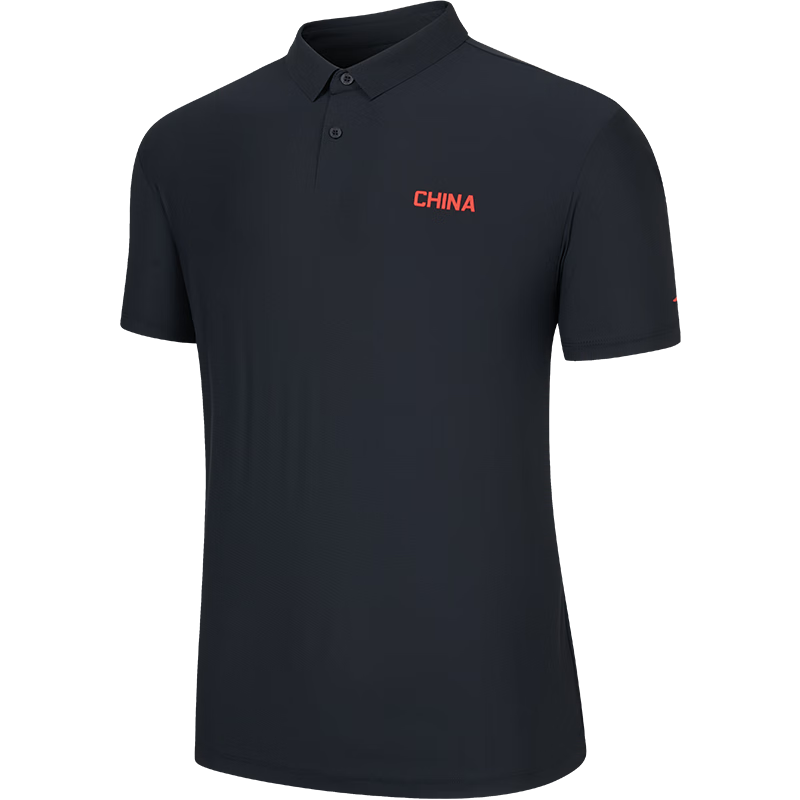 Erke Men's Micro Collar Short Sleeve T-Shirt Summer Sports Polo Shirt Outdoor Sun Protection Ice Cooling Deodorizing Tennis Sports Top