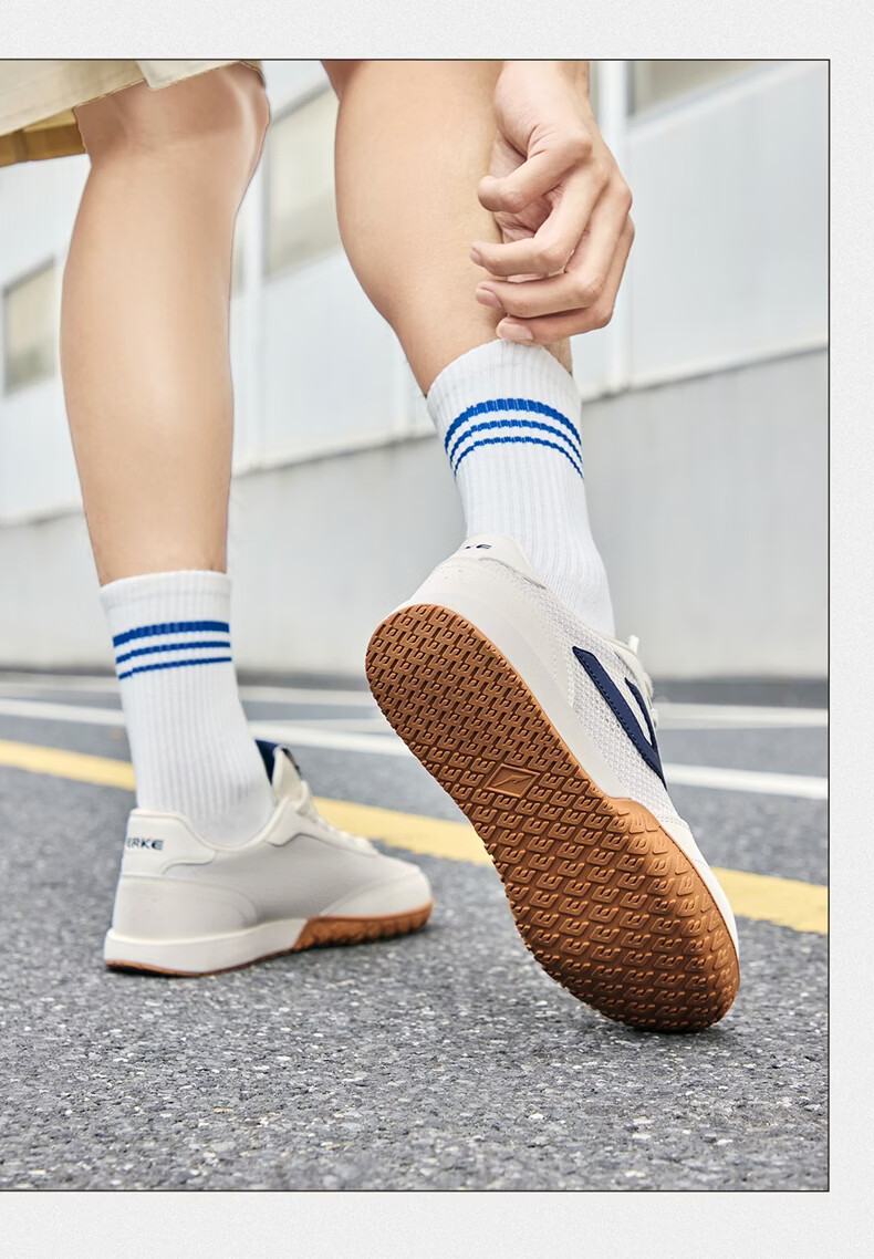 ERKE Men's Sneakers Summer 2026 New Breathable Casual Thin-Soled Trendy Sports Shoes | Nebula (Leather) 14