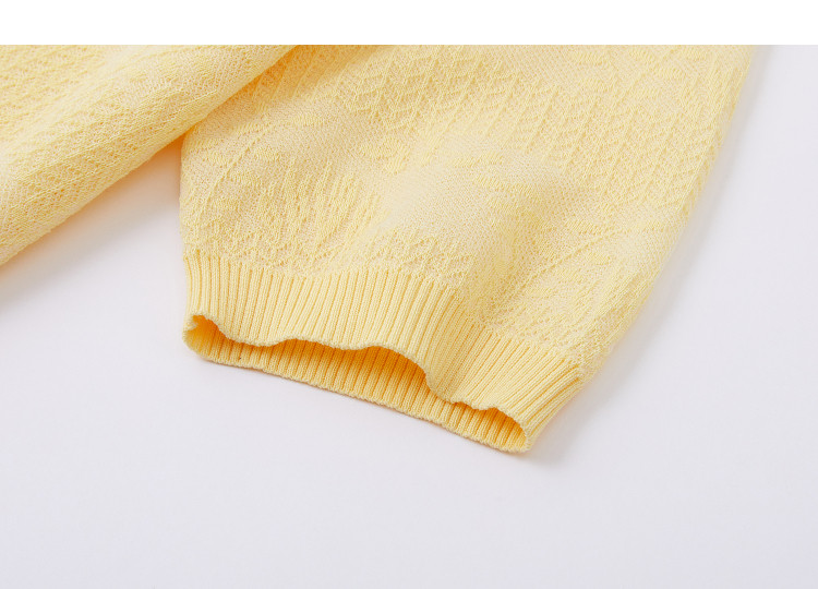 Demana Cotton Acetate Blend Spring National Style New Chinese V-Neck Jacquard Slim Fit Stretch Women's Knit Sweater 17