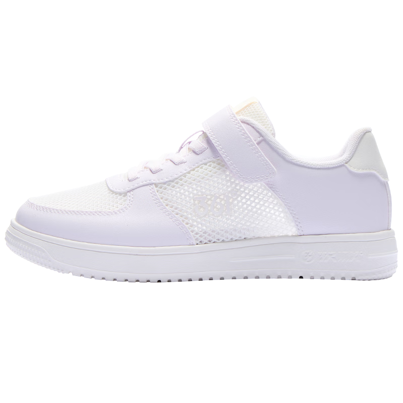 361° Kids Sports Shoes 2026 Summer Boys and Girls Breathable Mesh Sneakers White Size 38