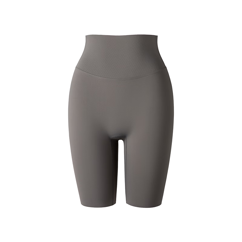 Curvilism Women's Five-Point Sharkskin Sports Cycling Yoga Pants Slim Fit Slimming Outerwear Safety Shorts Advanced Gray 1 Piece XL Size