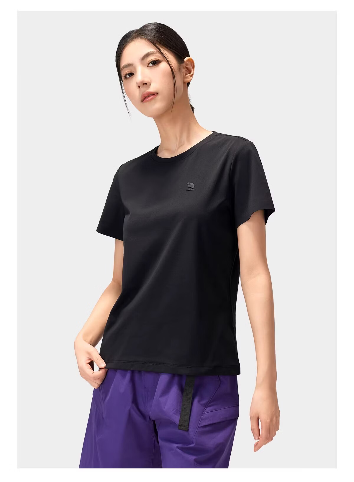 CAMEL Outdoor Quick-Dry T-Shirt Men 26 Spring Summer Breathable Stretch 5A Antibacterial Hiking Sun Protection Top Women 1052 38
