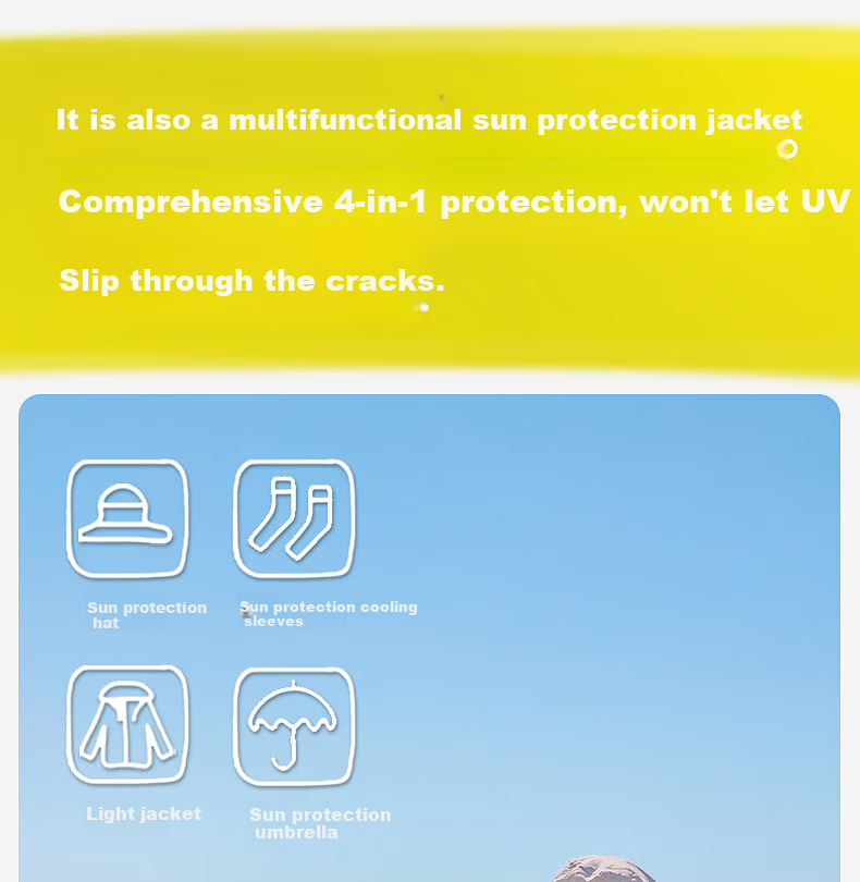 EBAER Kids Sun Protection Jacket Summer UV Protection Breathable Skin Jacket Nordic Blue 160 10