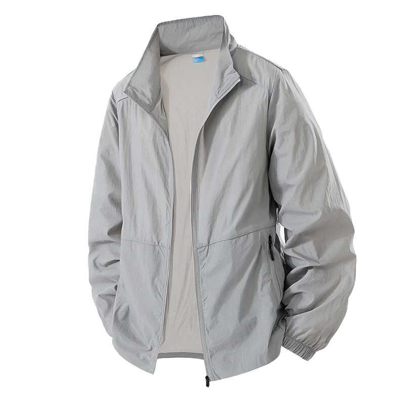 Jeanswest Men's Outdoor Sports Sun Protection Jacket Summer Long Sleeve UV Protection Lightweight Skin Jacket Father's Day Gift