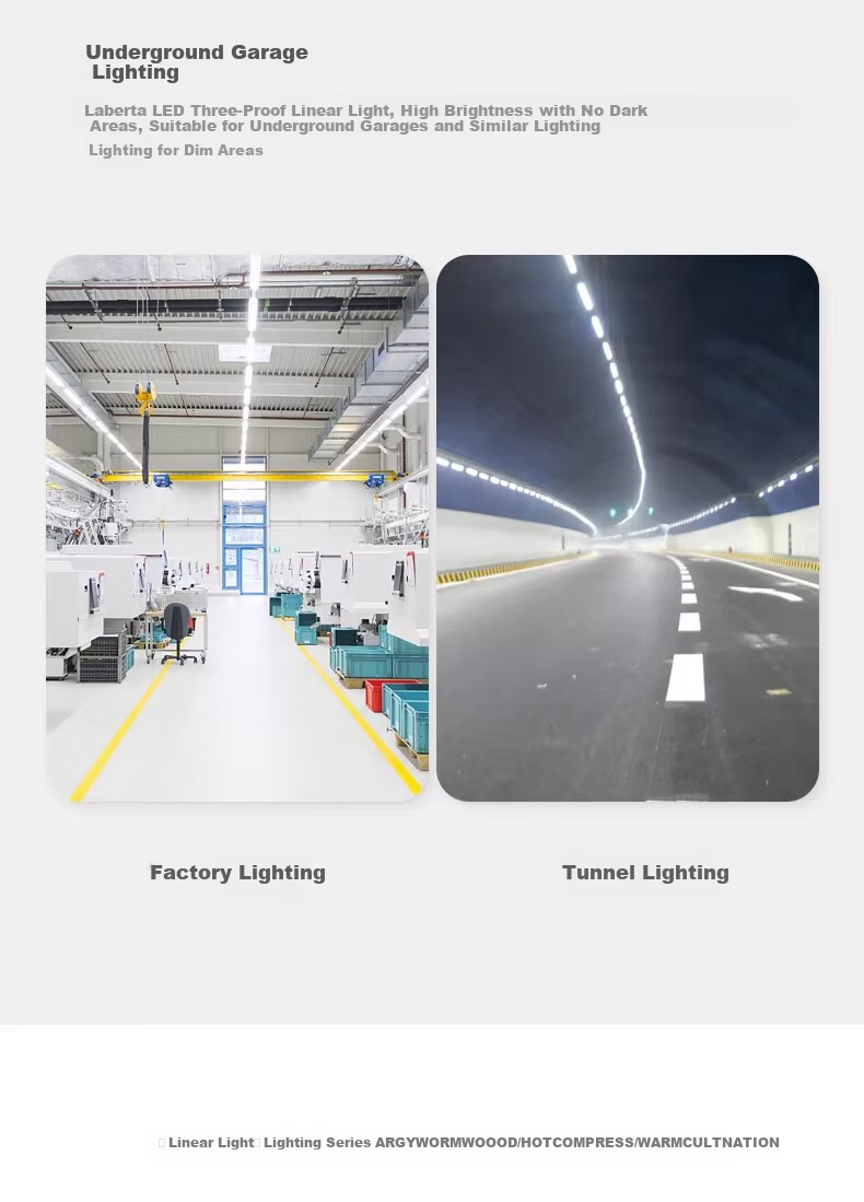 Fanyao LED Tube Light IP65 Waterproof Integrated Bracket Light Frostproof Moistureproof Dustproof Workshop Factory Cold Storage Lighting White Light - 1.2m - 36W 18