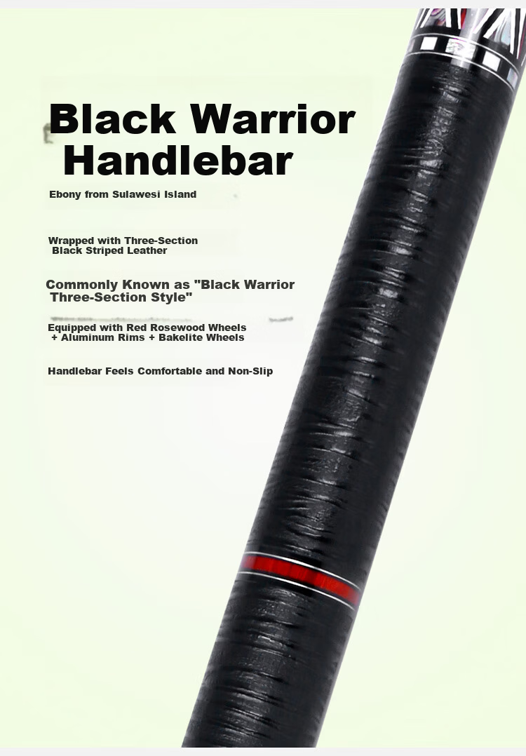 J.flowers Professional Carbon Fiber Billiard Cue 9-Ball Chinese Black Eight Scoring Table Cue Stinger 2nd Gen JF20-21 Solid Wood 8