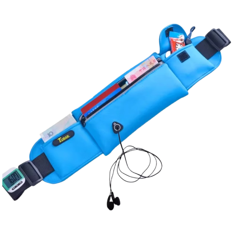 Tuban Waist Bag Running Sports Phone Holder Unisex Construction Marathon Fitness Gear Water Blue