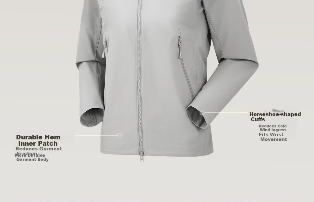 KAILAS M8 Men's Softshell Jacket Outdoor Mountaineering Durable Breathable Lightweight Windproof Hooded Coat KG2539105 11
