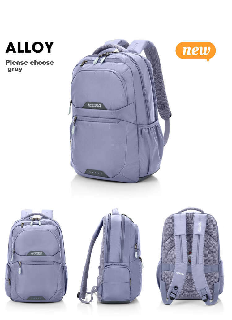 American Tourister Backpack Travel Bag Sports Bag Large Capacity Commuter Laptop Bag Upgraded Version QI5 Black 7