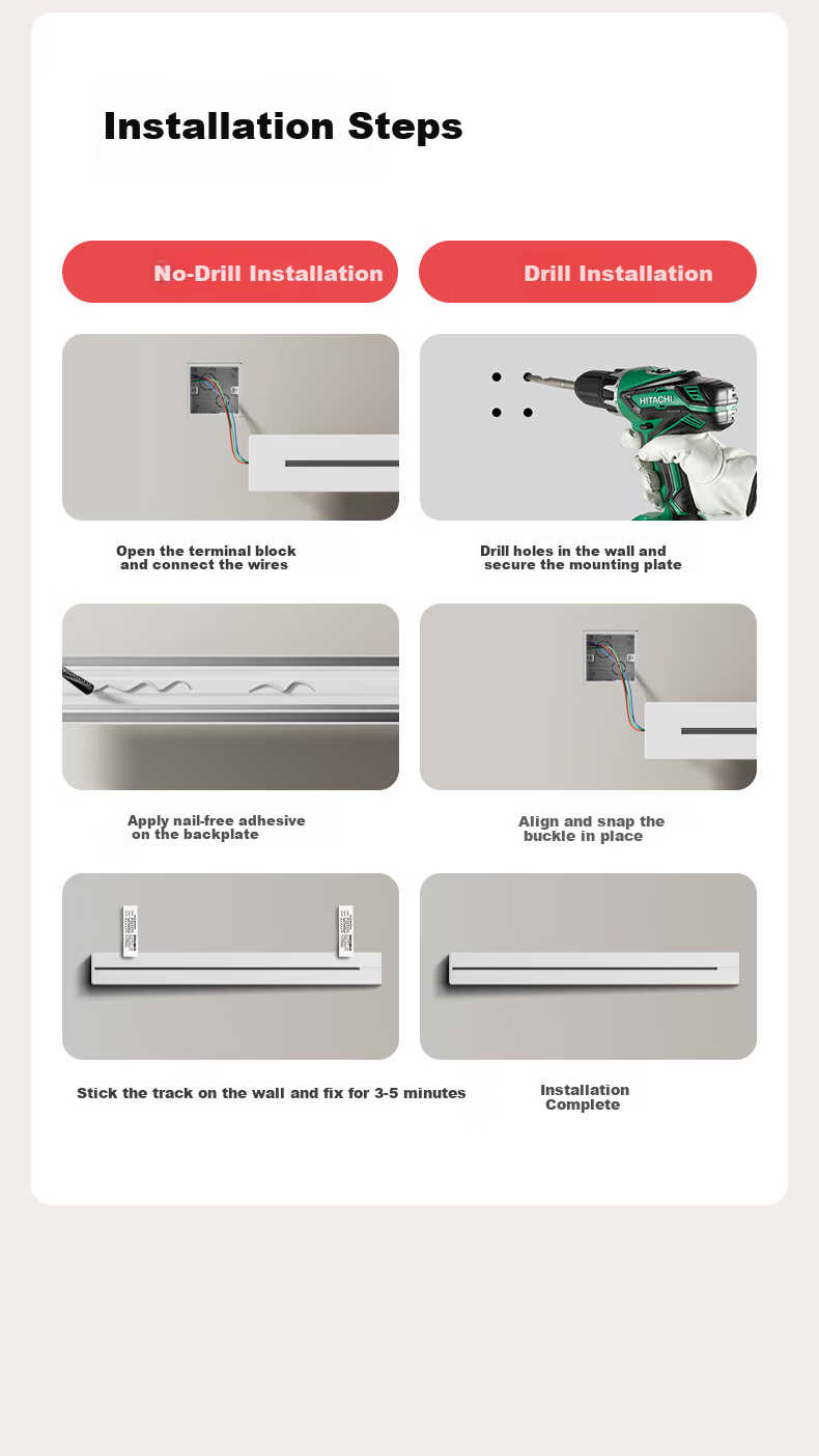 International Electric Track Socket Ultra-Thin Narrow Kitchen Side Cabinet Mini Track Power Strip Surface Mounted Wall-Mounted Rail with Independent Switch Power Rail Small Size Track 60+3+1 14