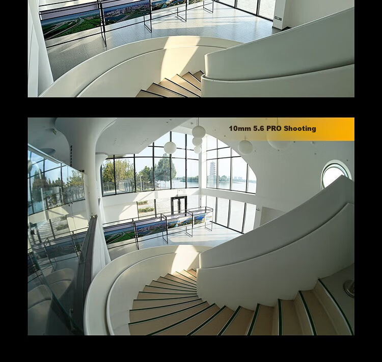 Brightin Star 10mm F5.6 Pro Ultra Wide Angle Pancake Fisheye Lens for Sony E Mount Black 9