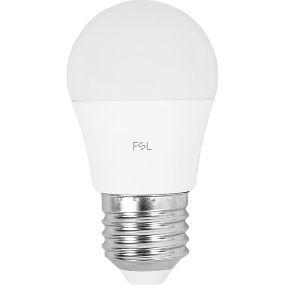 FSL Foshan Lighting LED Bulb Super Bright High CRI Energy-Saving Globe Bulb High Power E27 Screw Base 5.5W Warm White 2700K