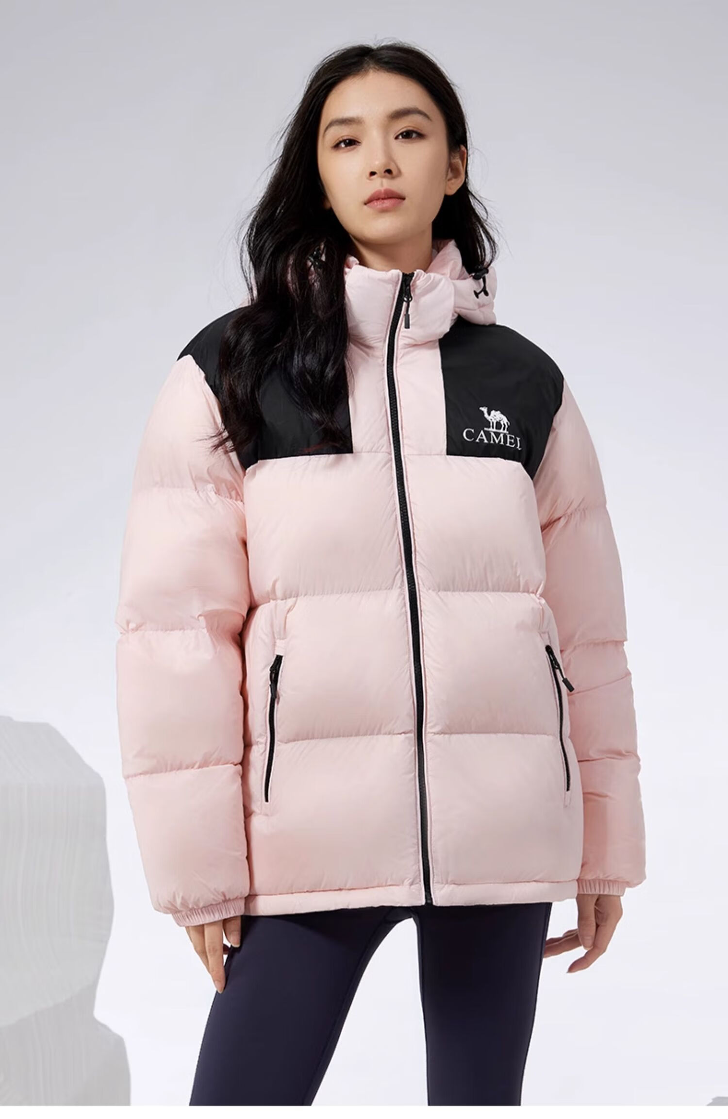 Luotuo (CAMEL) [Xiaotaiyang-Graphene] Autumn And Winter Outdoor down Jacket for Men And Women, Thickened Warm Puffer Coat 40