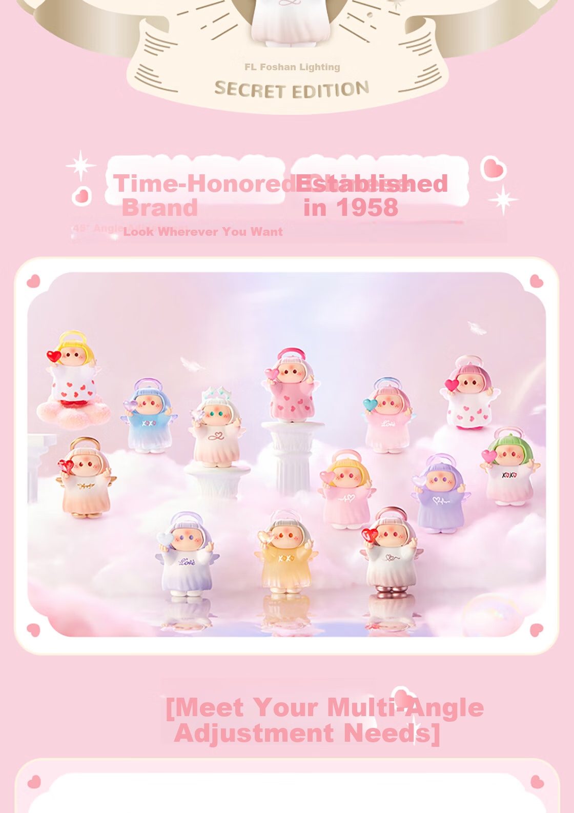 MINISO YOYO Ring Cupid Icon Box Blind Box Figure Right-Right Sauce Ornament Toy Birthday Gift for Girls Display Box 2
