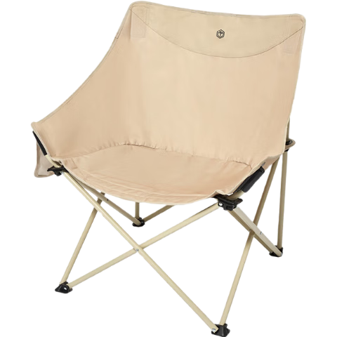 JD Original Outdoor Folding Chair, Portable Folding Moon Chair, Camping Chair, Folding Stool, Beach Chair, Fishing Chair, Extra Large Model