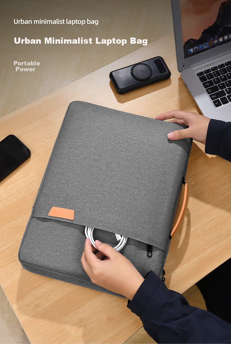 WOMT Laptop Bag 13/13.3 Inch Handheld Sleeve Case for Apple Huawei Xiaomi Unisex Protective Cover 1