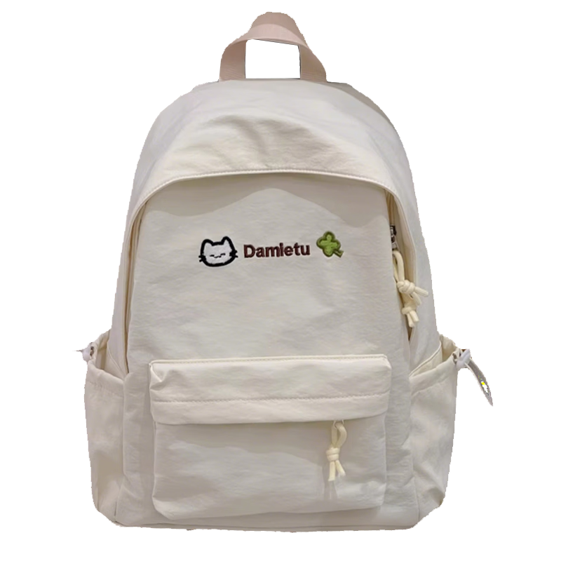 VICTORIATOURIST Middle School Student Backpack for Girls High-Value Ins Style High School and College Large Capacity Ultra-Lightweight Load-Reducing Backpack